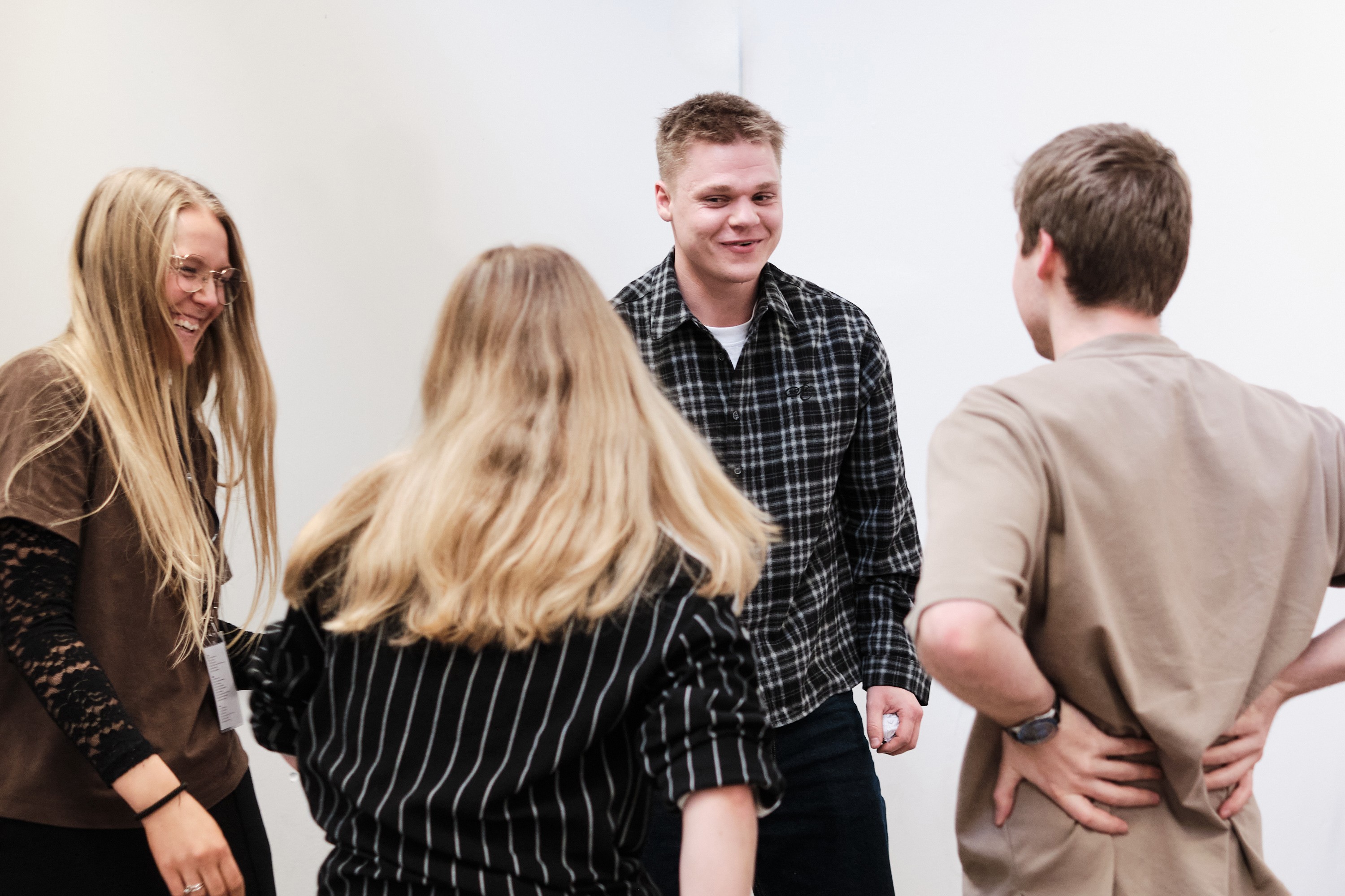 Lærerstuderende Har Det Sjovt På Seminariet